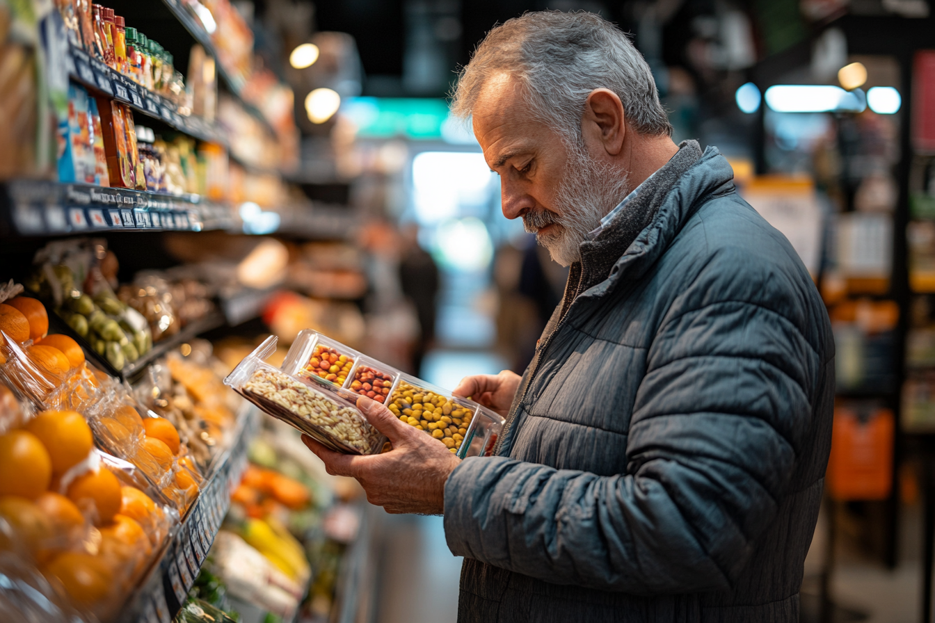 Consultant nutriționist ajutând o persoană în vârstă să planifice mese sănătoase